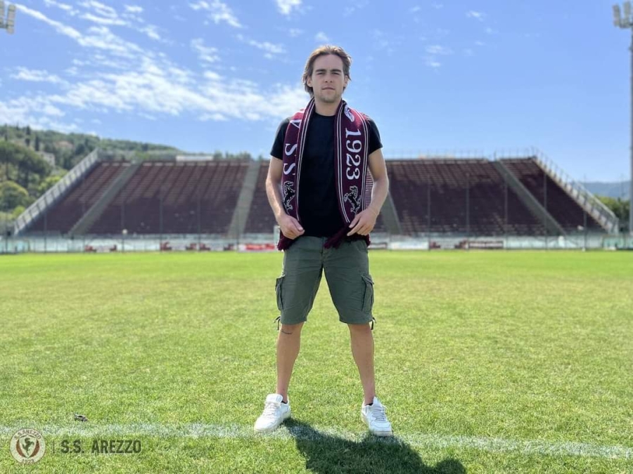 Sebastiano Bianchi, nuovo centrocampista dell'Arezzo: arriva dal Sestri Levante