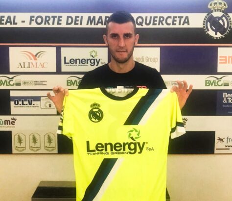 Daniele Bortoletti, nuovo centrocampista del Real Forte Querceta