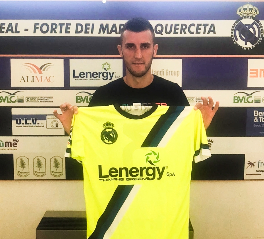 Daniele Bortoletti, nuovo centrocampista del Real Forte Querceta