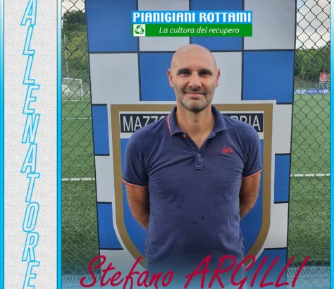 Stefano Argilli allenatore del Mazzola Valdarbia