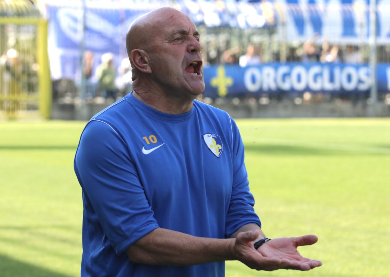 Giancarlo Favarin, ormai ex allenatore del Prato