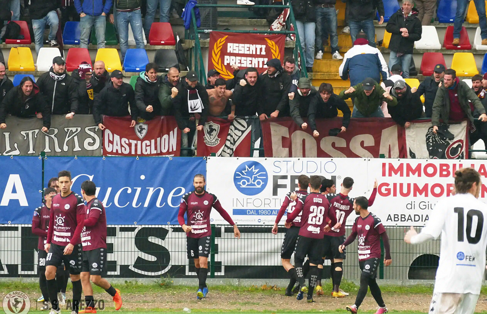 Pianese-Arezzo 1-2