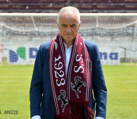 Paolo Indiani, confermato tecnico dell'Arezzo