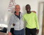 Alioune Ndaw con il presidente Alberto De Luca del Montelupo